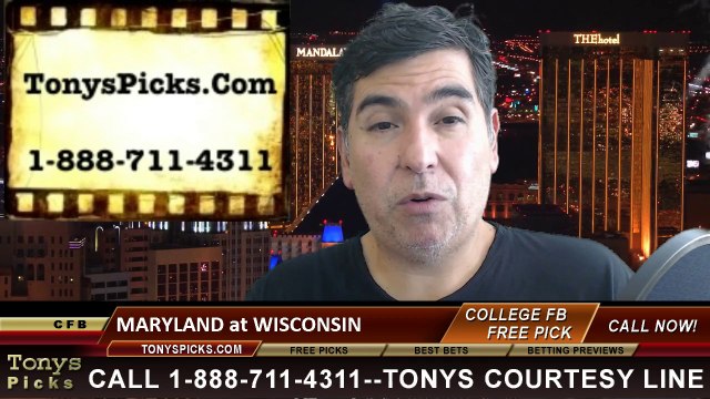 Wisconsin Badgers vs. Maryland Terrapins Free Pick Prediction NCAA College Football Updated Odds Preview 10-25-2014