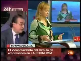 Fernando Eguidazu en Canal 24 horas