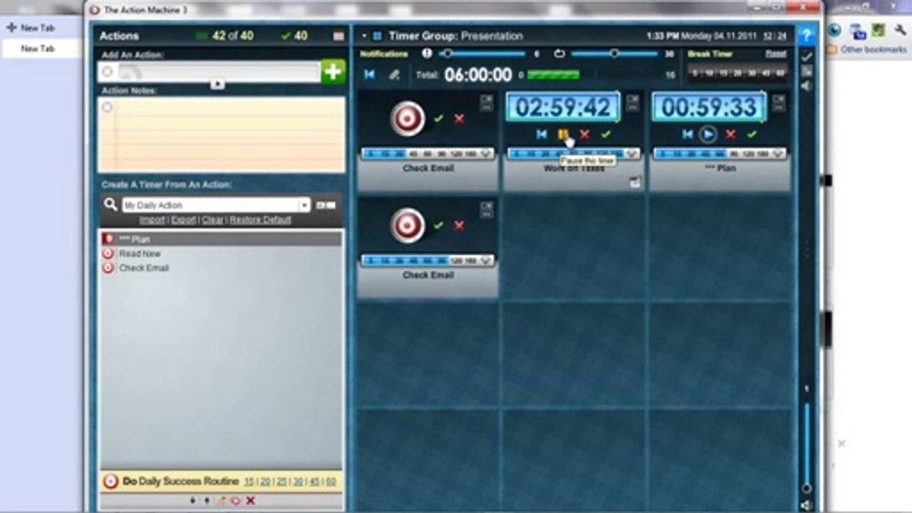 The Action Machine 3 - Sounds And Notifications