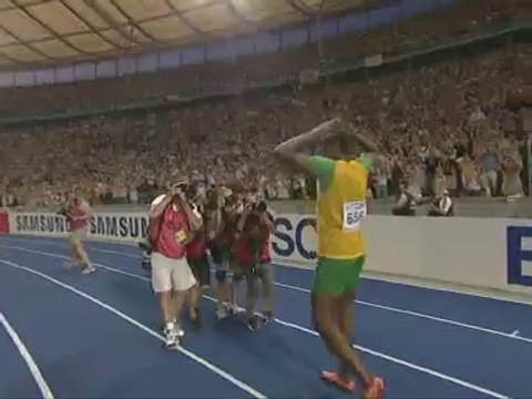 Usain Bolt 200 m Berlin WORLD RECORD 19.19s