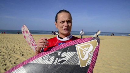 CAROLINE ANGIBAUD - CHAMPIONNE DE FRANCE SUP SURF - HOSSEGOR - 22 OCT 2014