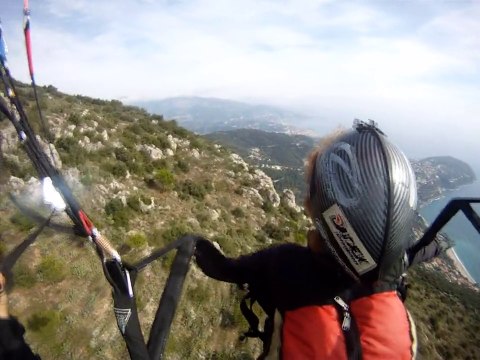 Envolée avec Sandrine à Roquebrune Cap Martin