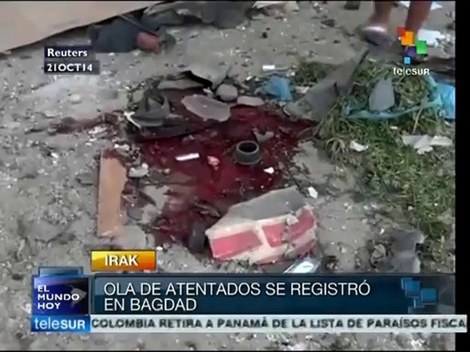 Ola de atentados dejan 21 muertos en Bagdad