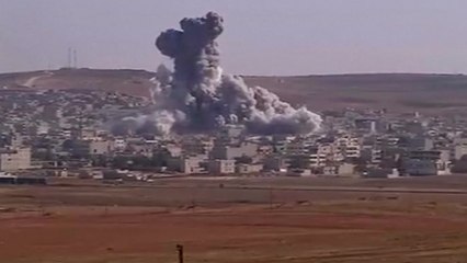 Huge explosions rock Kobani