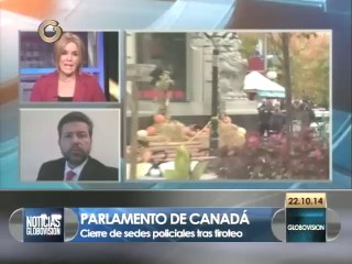 Cierran parlamento canadiense por tiroteo