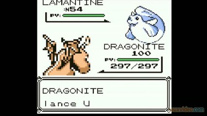 Gaming live Pokémon Version Rouge - 2/3 : Le système de combat G.BOY