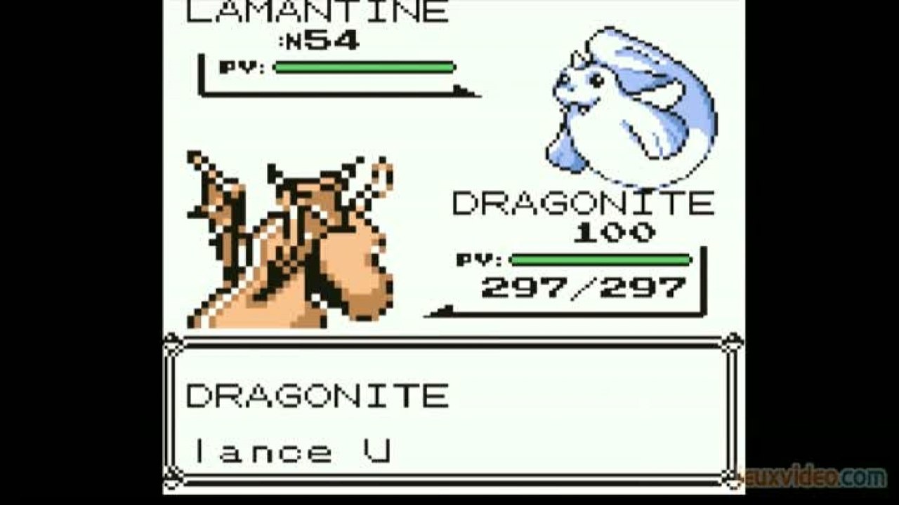 Gaming live Pokémon Version Rouge - 2/3 : Le système de combat G.BOY