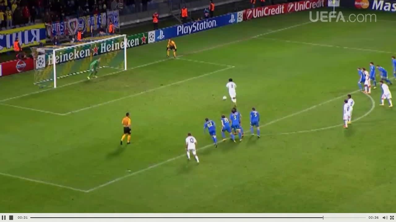FC BATE Borisov vs. FC Shakhtar Donetsk 0-7 (all goals 10.21.2014)