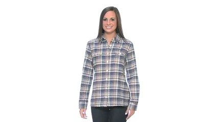 Patagonia L/S Fjord Flannel Shirt Chrystaline/Black - Robecart.com Free Shipping BOTH Ways