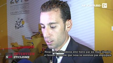 Nibali évoque les affaires de dopage chez Astana