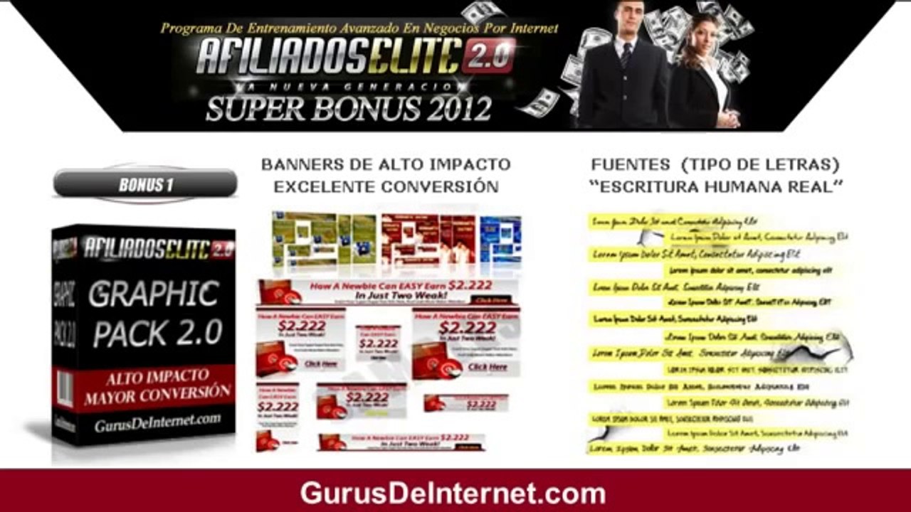 [AFILIADOS ELITE 2.0] SUPER BONUS EXTRA - Marketing de Afiliados - Ganar Dinero Por Internet