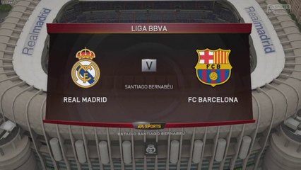 Real Madrid vs Barcelona - La Liga 2014/15 - EA Sports FIFA 15 Prediction