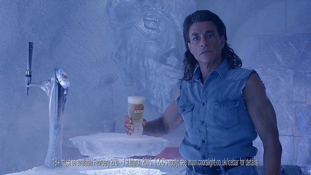 Visite de l'Ice Bar en compagnie de Jean-Claude Van Damme