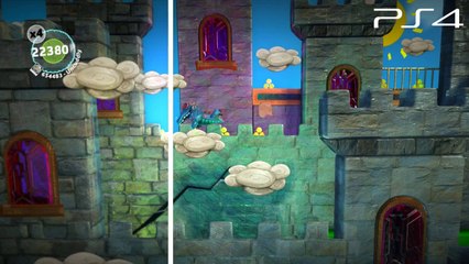 LittleBigPlanet 3 BETA - PS3 VS PS4 Graphics Comparison