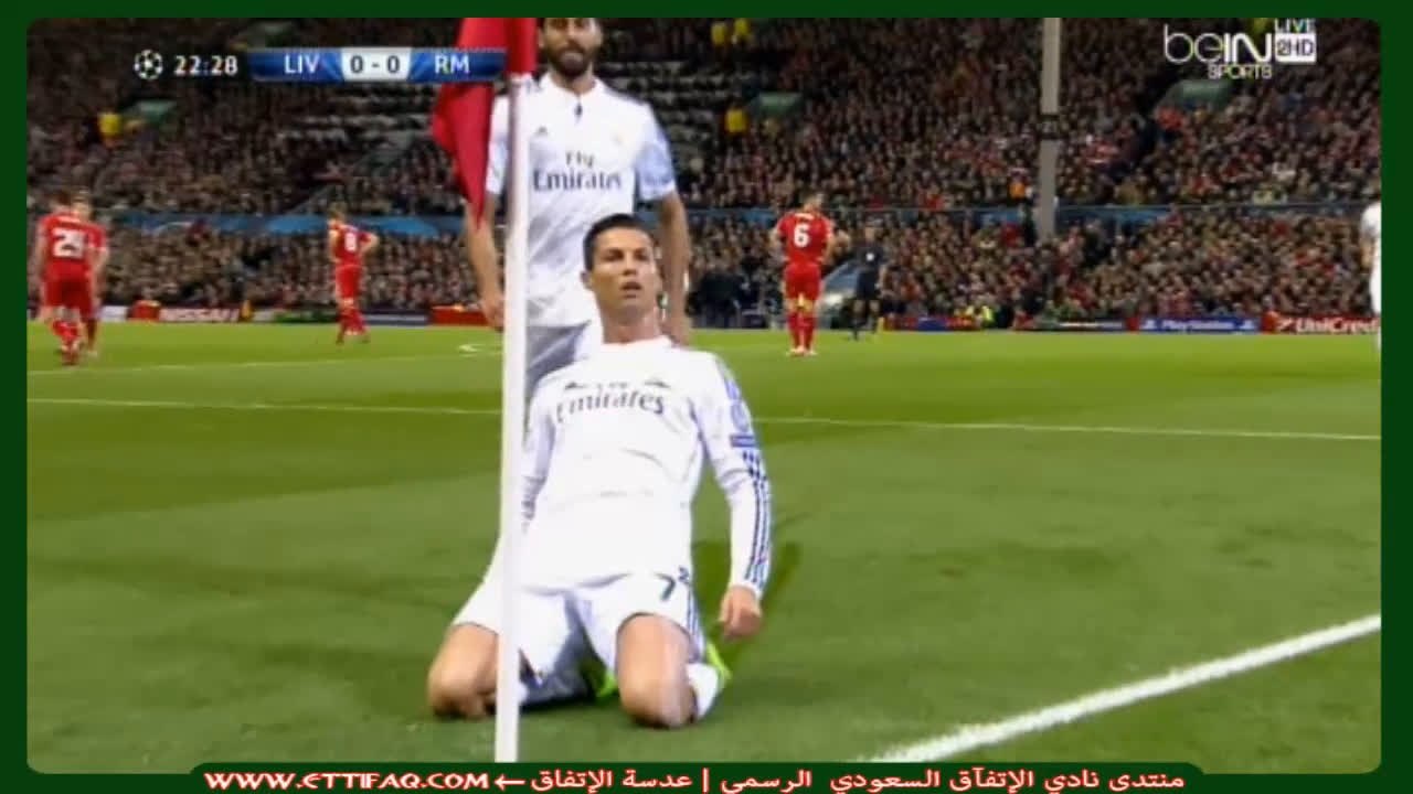 هدف ريال مدريد الاول على ليفربول -دوري أبطال أوروبا