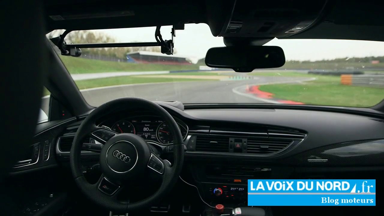 Audi RS7 en conduite autonome