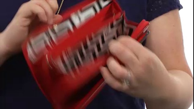 Lodis Accessories Audrey SUV Deluxe Wallet W_ Removable Checkbook Red - Robecart.com Free Shipping BOTH Ways