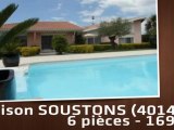 A vendre - Maison/villa - SOUSTONS (40140) - 6 pièces - 169m²