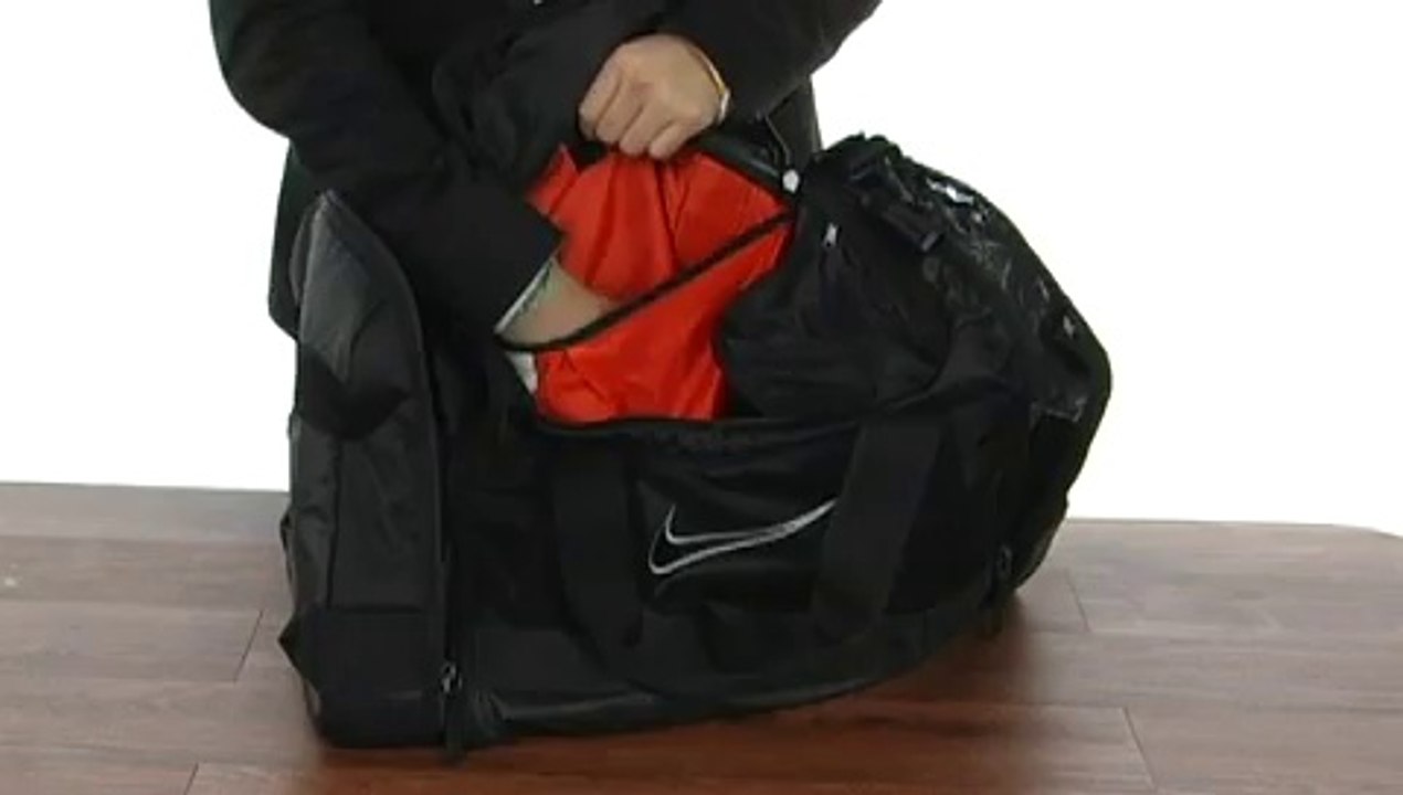 Nike Ultimatum Max Air Medium Duffel Black/Black/(White) - Robecart.com Free Shipping BOTH Ways