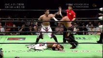 Kenou & Hajime Ohara vs. Atsushi Kotoge & Taiji Ishimori (c) (NOAH)