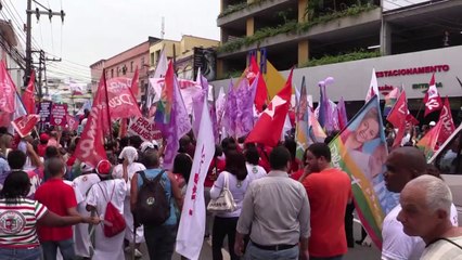 Dilma faz comício na Baixada Fluminense