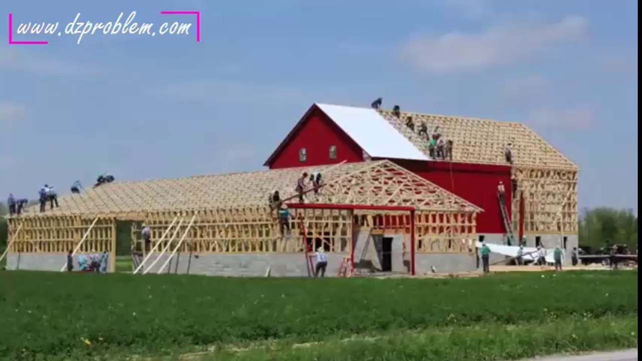 Construction d'une grange en 10 heures