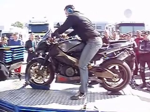 Tuono 2003 bij ten kate op de testbank