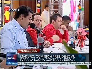 Maduro anuncia creación de Comisión para la lucha contra el Ébola
