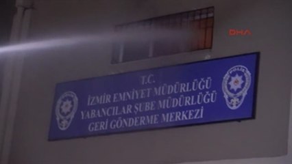 İzmir Geri Gönderme Merkezi'nde İkinci Yangın