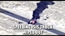 Iraqi Airstrikes Knock Out Speeding ISIS Vehicles