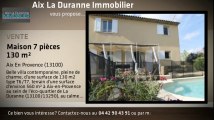 A vendre - Maison/villa - Aix En Provence (13100) - 7 pièces - 130m²