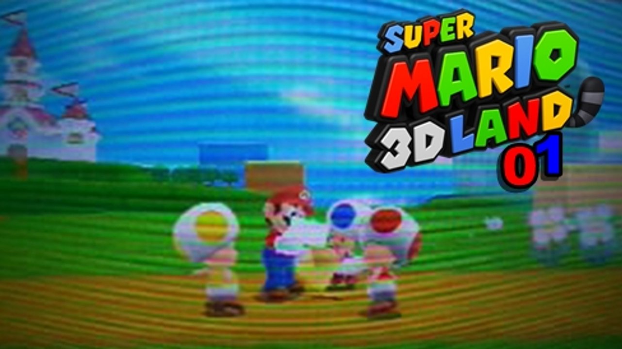 Lets Play - Super Mario 3D Land [01] (Test aufnahme über der Kamera)