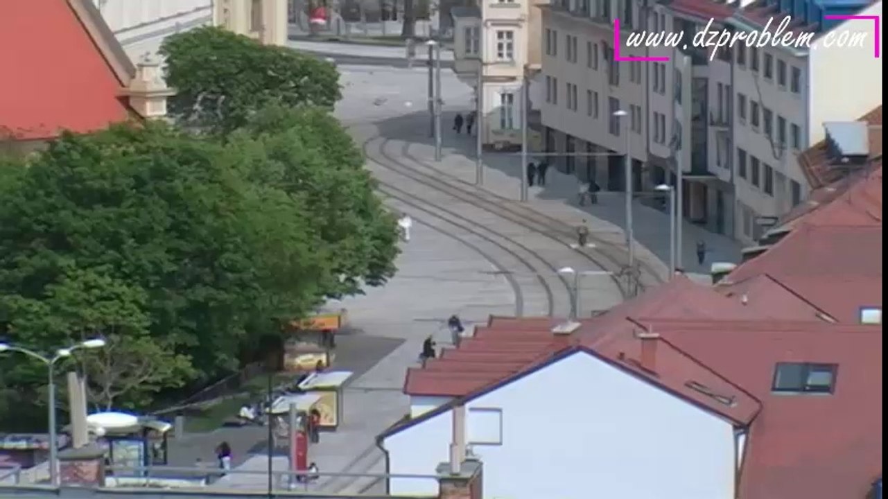Une palette sur les rails du tramway