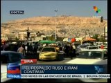 Siria confía en el apoyo de Rusia e Irán