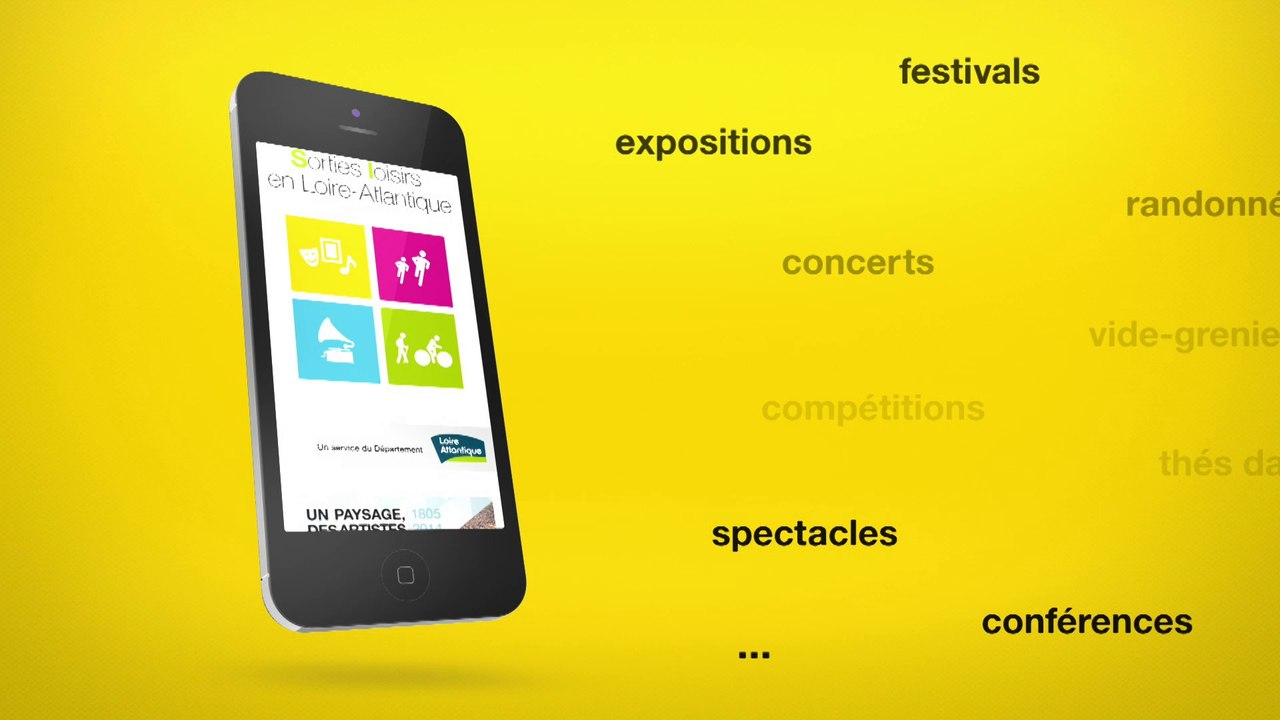 Appli mobile Sorties et Loisirs en Loire-Atlantique