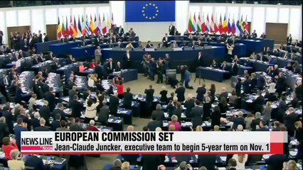 EU executive branch confirmed; Juncker promises to turn tide on unstable economy