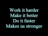 Daft Punk-Harder Better Faster Stronger (Lyrics)