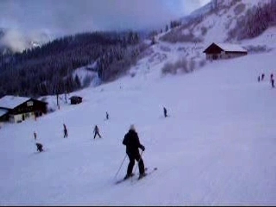 Vidéo pistes Samoens 1600
