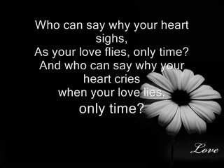 Enya - Only Time Lyrics