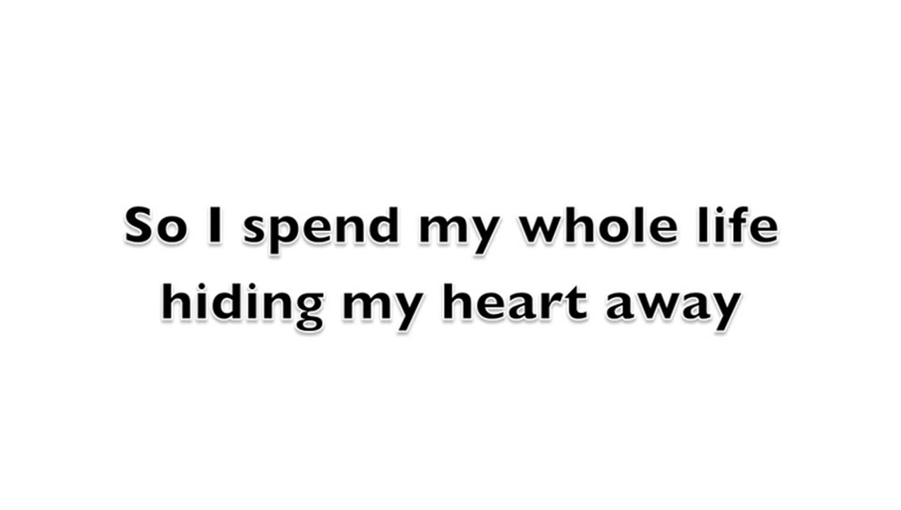 Hiding My Heart - Adele (Lyrics)