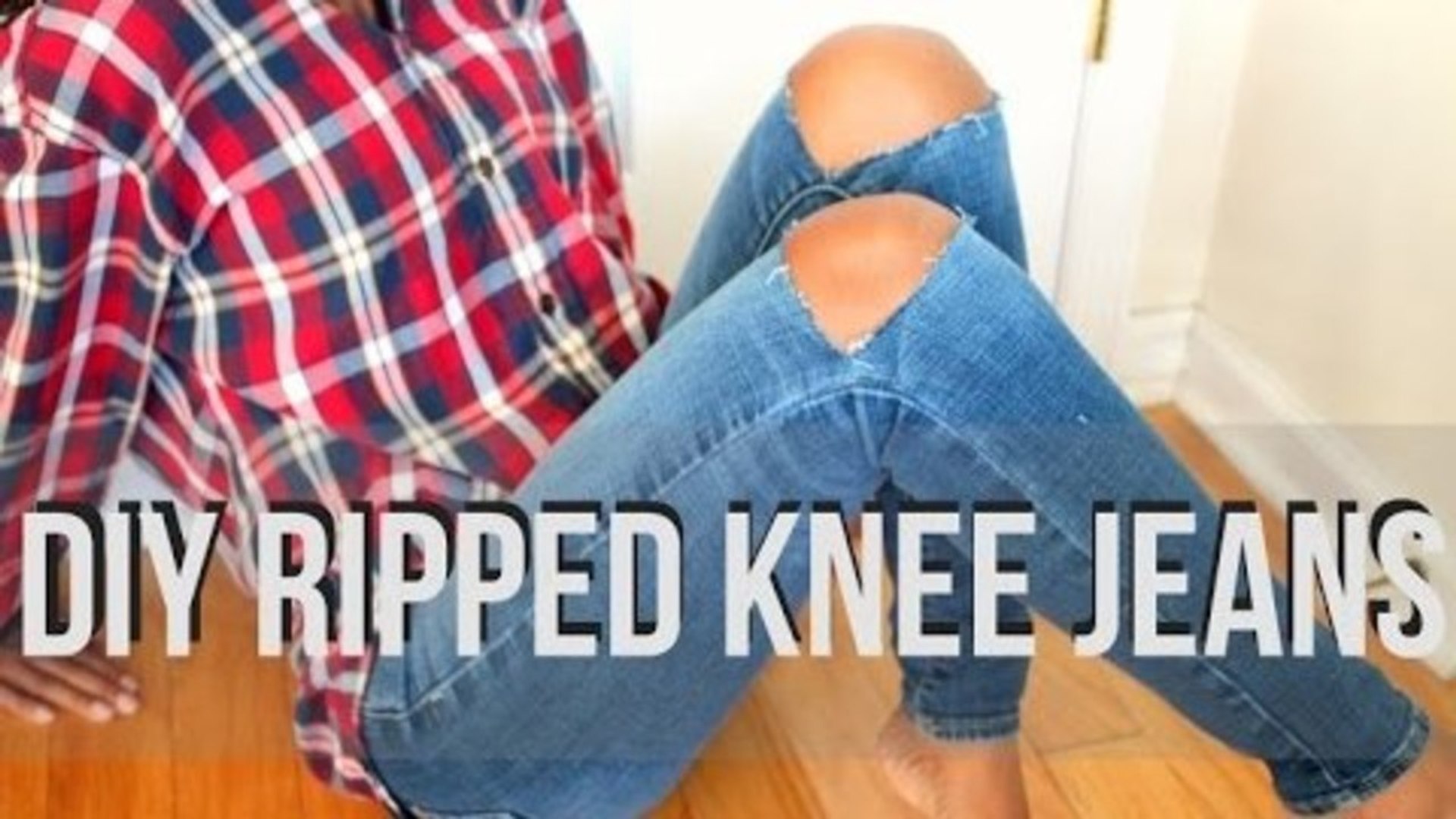 DIY RIPPED KNEE JEANS ✄ - video Dailymotion