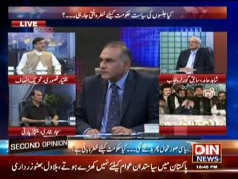 Second opinionSecond opinion( Kiya siasi surat-hal Badle ge ya phir hakoomat ke liye abhi khatra baqqi hai???) with Amir Sohail 22 october, 2014