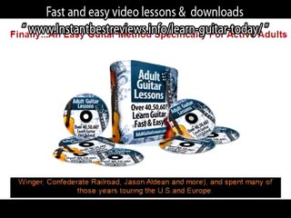 learn how to play acoustic guitar for beginners pdf   Adult Guitar Lessons Fast and easy video lesso