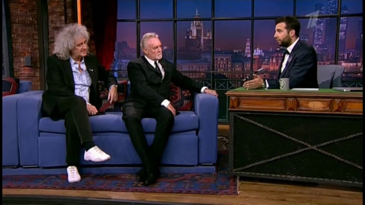 Brian May and Roger Taylor (Queen). Вечерний Ургант