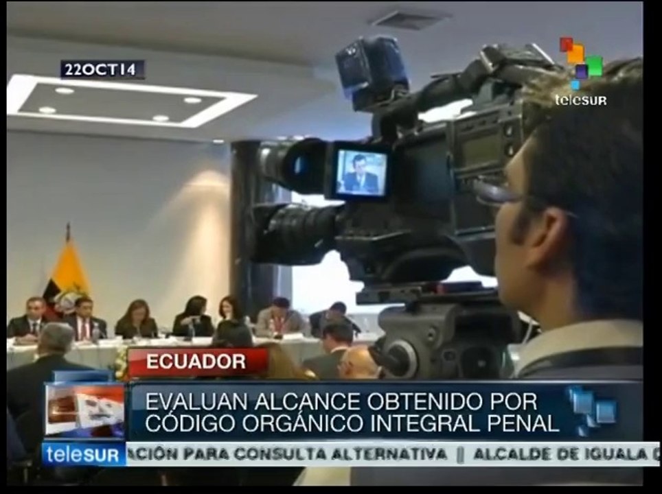 Ecuador: evalúan aplicación del Código Orgánico Integral Penal