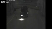 Dunya News - CCTV Footage: Man VS Parking Garage Gate