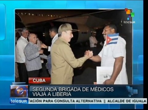 Segunda brigada de médicos cubanos llega a Liberia