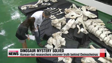 Dinosaur mystery solved by Korean paleontologists