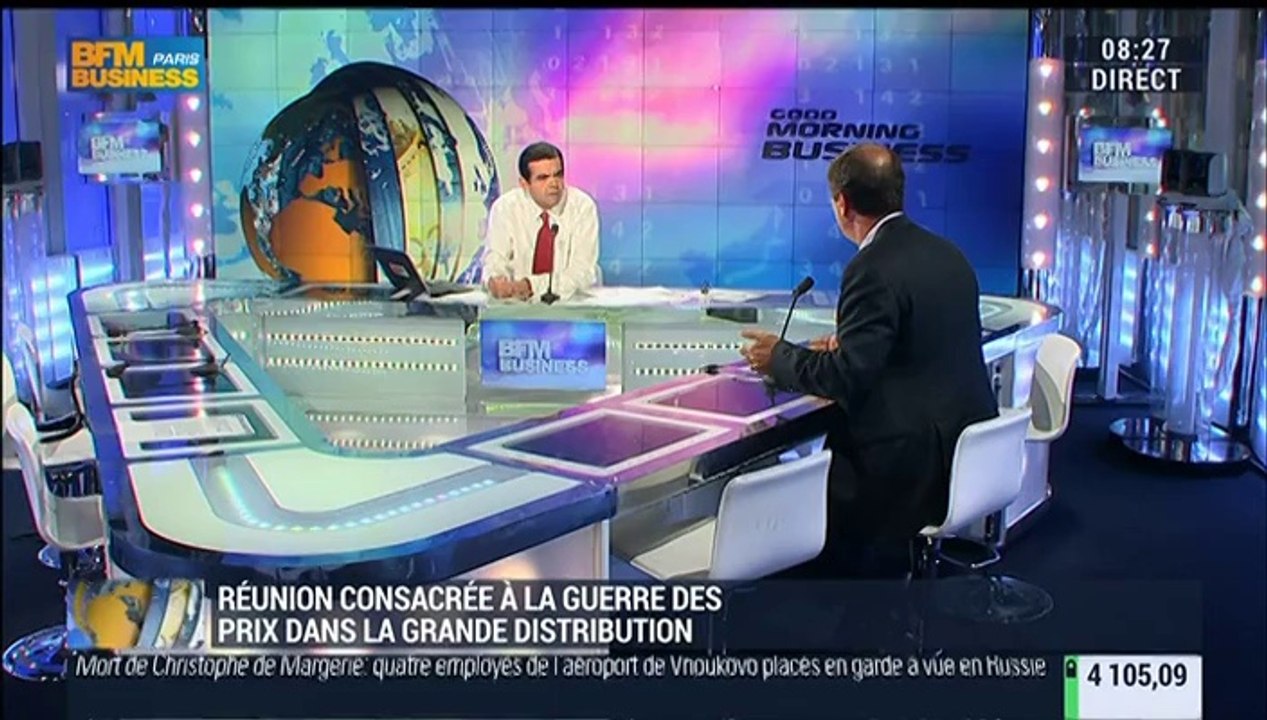 Guerre des prix dans la grande distribution: "C'est aux pouvoirs publics d'assumer leurs responsabilités !": Michel-Édouard Leclerc -  23/10