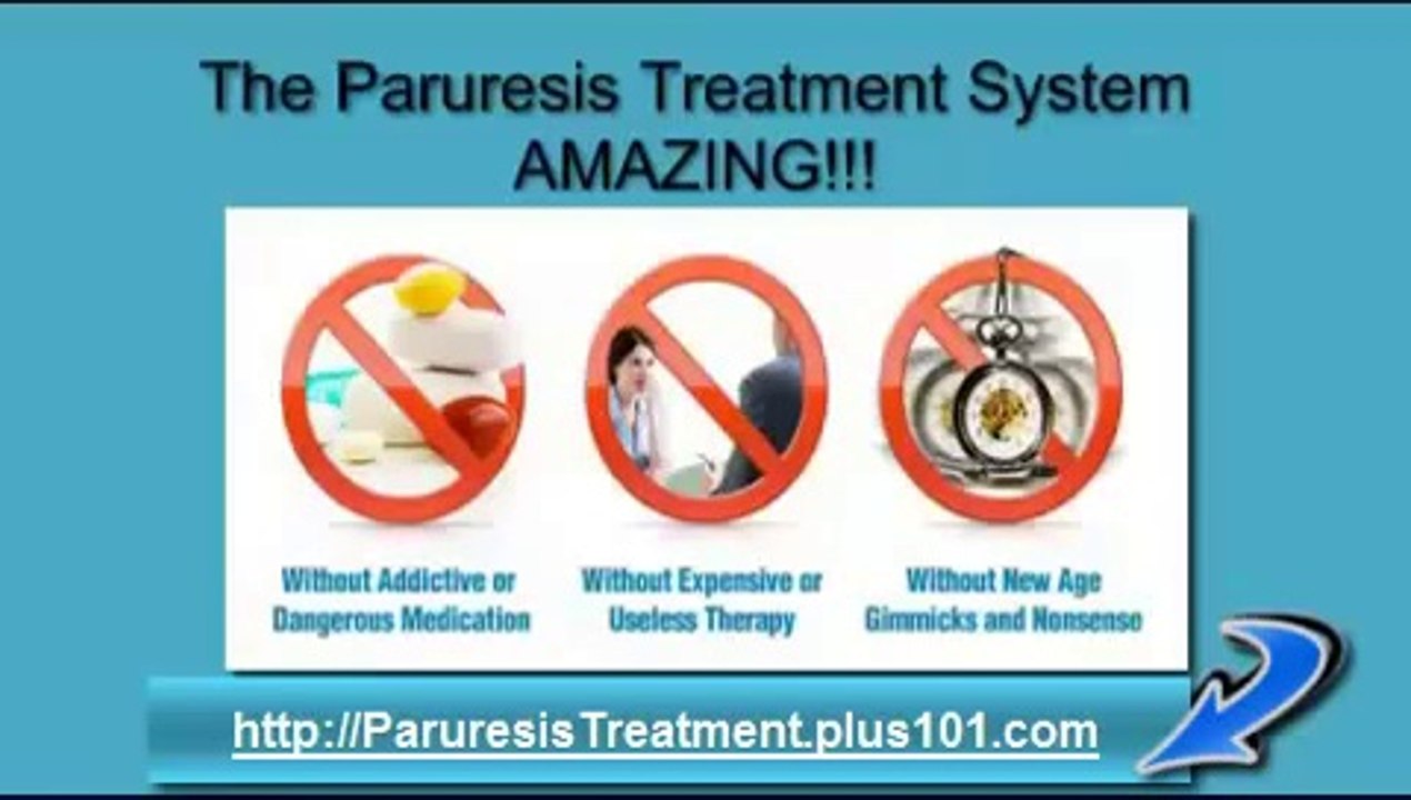 Toilet Phobia Treatment - How To Cure A Shy Bladder, Paruresis Treatment System